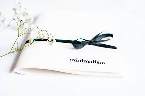 Elegantný zápisník MINIMALISM biely